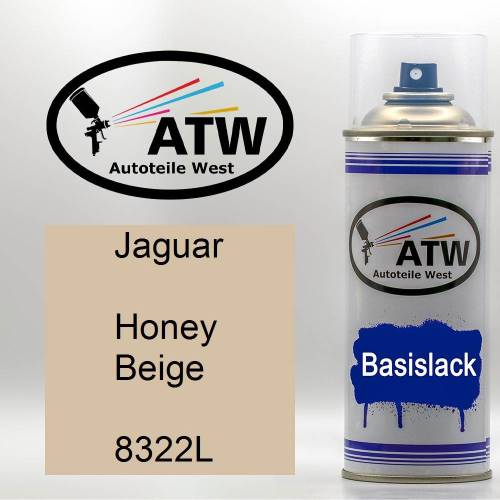 Jaguar, Honey Beige, 8322L: 400ml Sprühdose, von ATW Autoteile West.